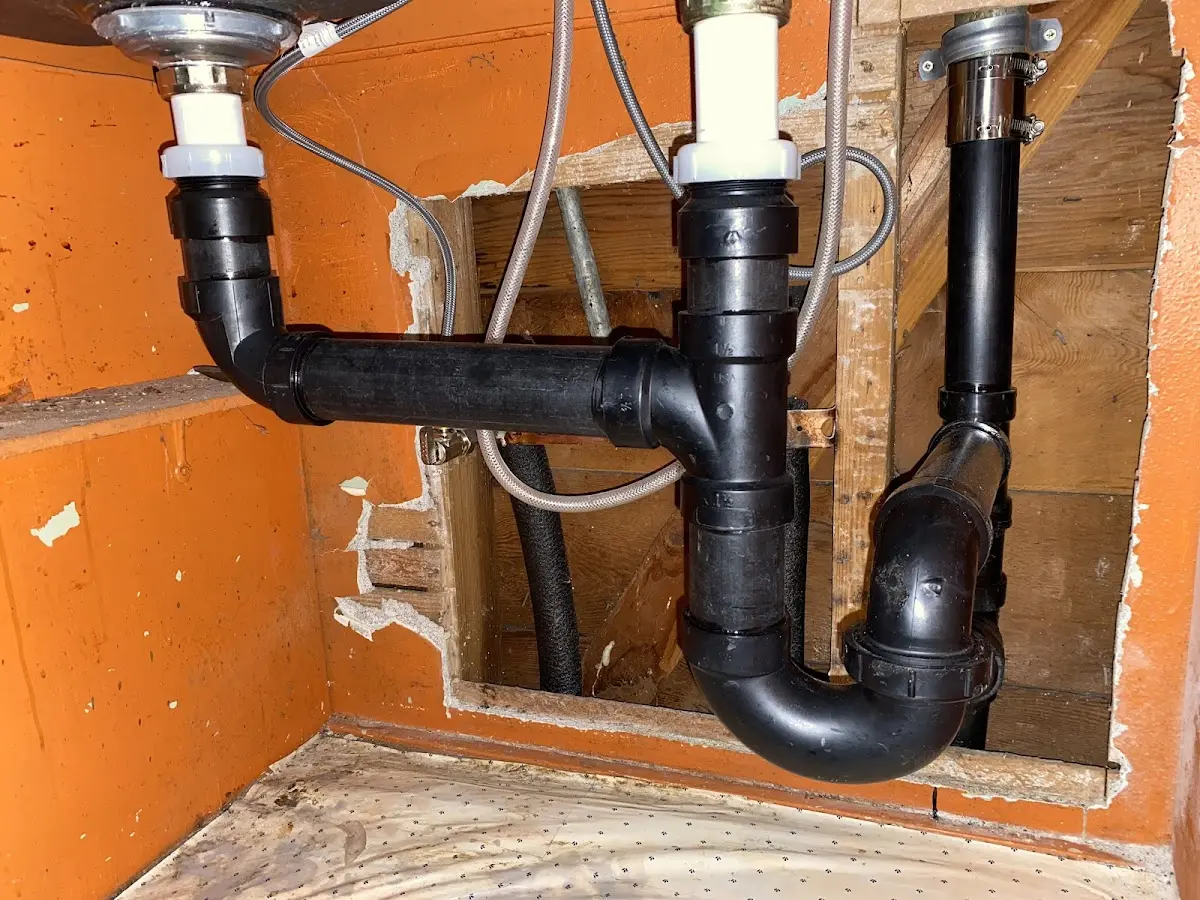 Professional Repiping Services equipment and tools on the job in Woodlawn Beach